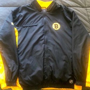 Reebok NHL Boston Bruins Coat Mens Size XL